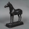 Sculpture - Le Cheval Niger , Alfred Dubucand (1828 - 1894) - Bronze 