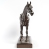 Sculpture - Cheval De Course , Henri De Vains (1851-1909) - Bronze 