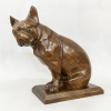 Sculpture - Le Bouledogue , Louis Henri Nicot (1878-1944) - Bois 