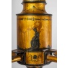 Lampe à Quinquet montée sur piétement en acajou époque Empire vers 1810 