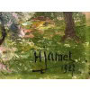 JAMET Henri Le Cap Ferrat en 1927 Huile sur toile signée et datée 1927 certificat d’authenticité 