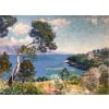 JAMET Henri Le Cap Ferrat en 1927 Huile sur toile signée et datée 1927 certificat d’authenticité 