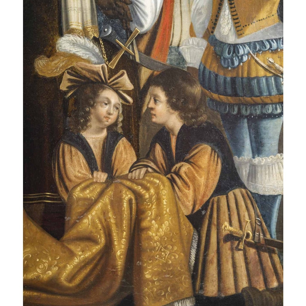 L'Adoration des Mages Attribué à Jean SENELLE 1605-1671 