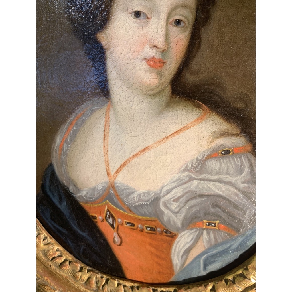 Attribué à François De Troy (1645-1730) Dame De Cour Représentée En Diane Chasseresse 