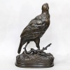 Sculpture - La Perdrix , Alfred Dubucand (1828 - 1894) - Bronze 