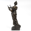 Sculpture - Sapho , Emmanuel Villanis (1858-1914) - Bronze 