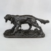 Sculpture - Chien De Chasse Setter , Pierre- Jules Mêne (1810-1879) - Bronze 