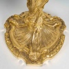 D’après Juste-Aurèle Meissonnier Paire de flambeaux en bronze ciselé et doré dans le style Louis XV Circa 1880 