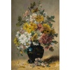 Eugène Henri Cauchois (1850-1911) Bouquet de marguerites huile sur toile vers 1890 