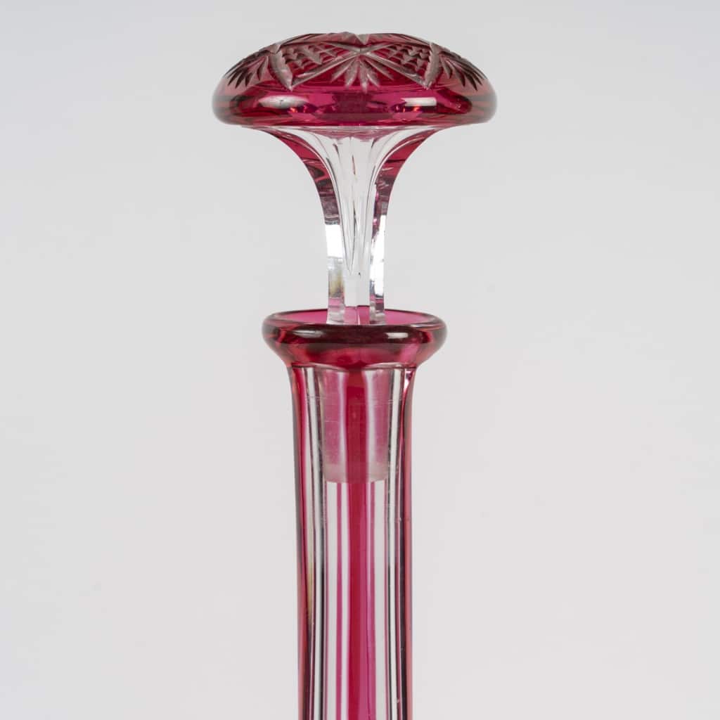 Cristallerie De Baccarat, Paire De Carafes Collection dite "du Tsar". Edition d'Origine. 