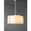 Metal and Plexi Ciondolo Ambasciata Chandelier by Vittorio Introini for Stilnovo 