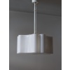 Metal and Plexi Ciondolo Ambasciata Chandelier by Vittorio Introini for Stilnovo 