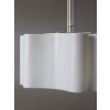 Metal and Plexi Ciondolo Ambasciata Chandelier by Vittorio Introini for Stilnovo 