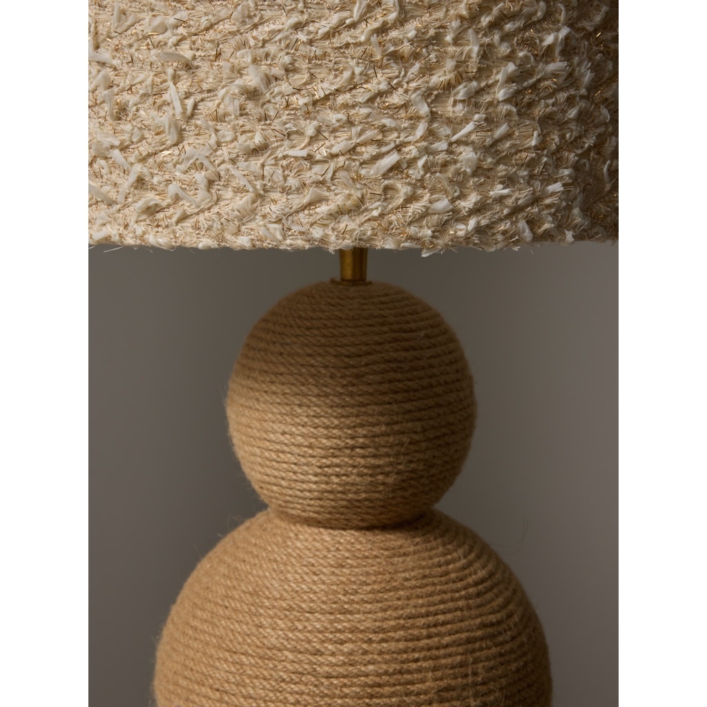 Pair of Table Lamp Wrapped in Rope 