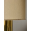 Pair of Brass Cylindrical Lamps 