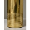 Pair of Brass Cylindrical Lamps 