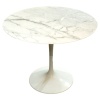 Eero Saarinen & Knoll : Table « Tulip » calacatta 91 cm 