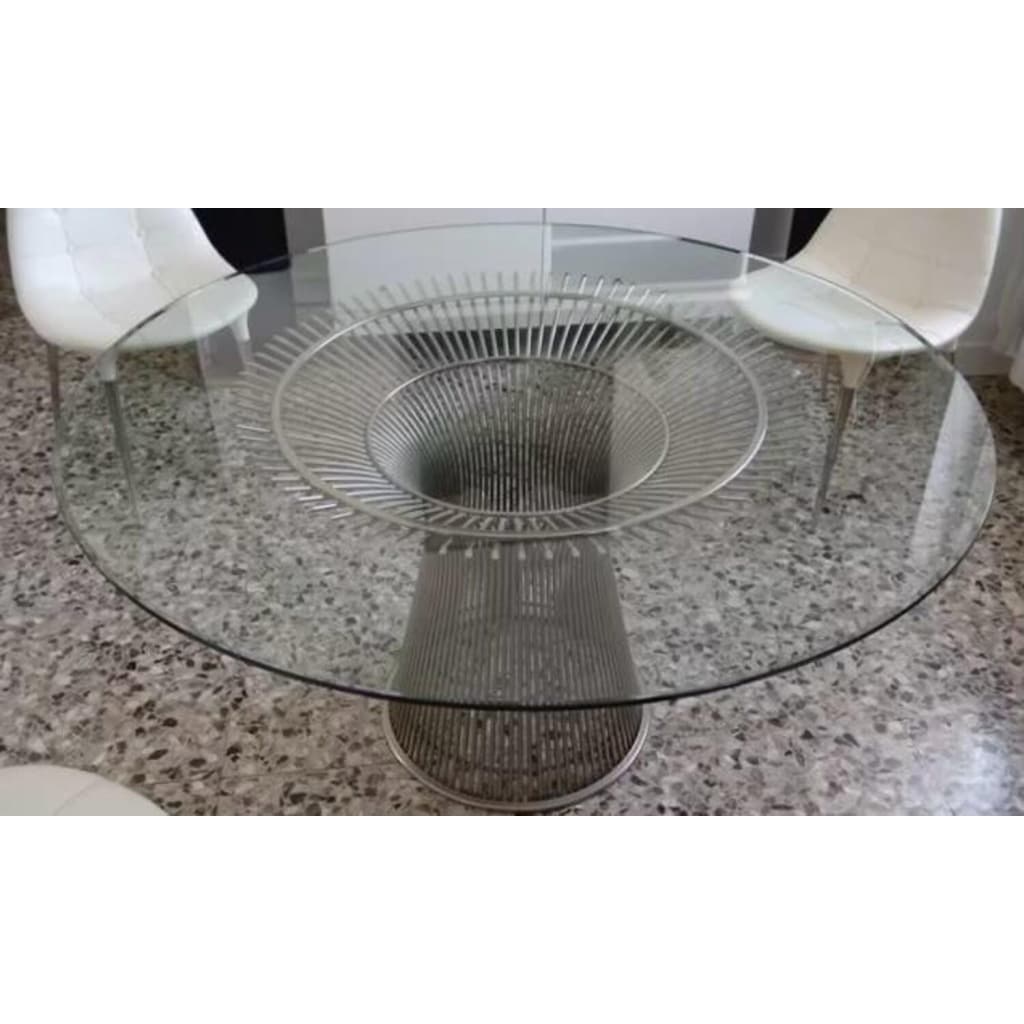 Warren Platner créateur & Éditeur Knoll International table dessus bois 3716T 