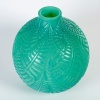 Vase "Espalion" verre vert jade de René LALIQUE 