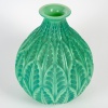 Vase "Malesherbes" verre vert jade patiné vert de René LALIQUE 