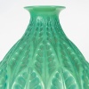 Vase "Malesherbes" verre vert jade patiné vert de René LALIQUE 