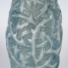 Vase "Ronces" verre opalescent patiné bleu de René LALIQUE 