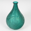 René LALIQUE -1923- Vase "SAUGE" teinté Vert émeraude 