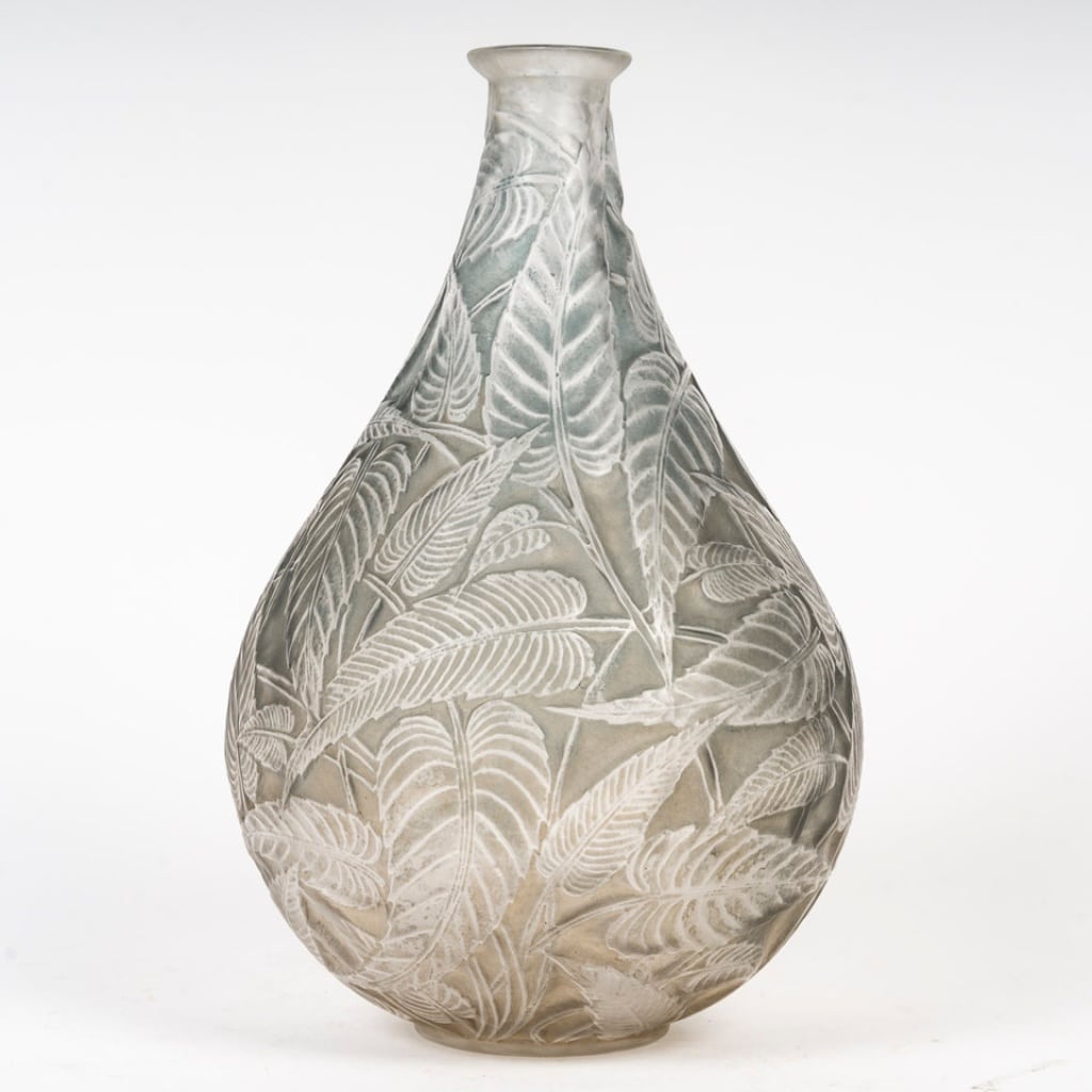 René LALIQUE -1923- Vase « SAUGE » 