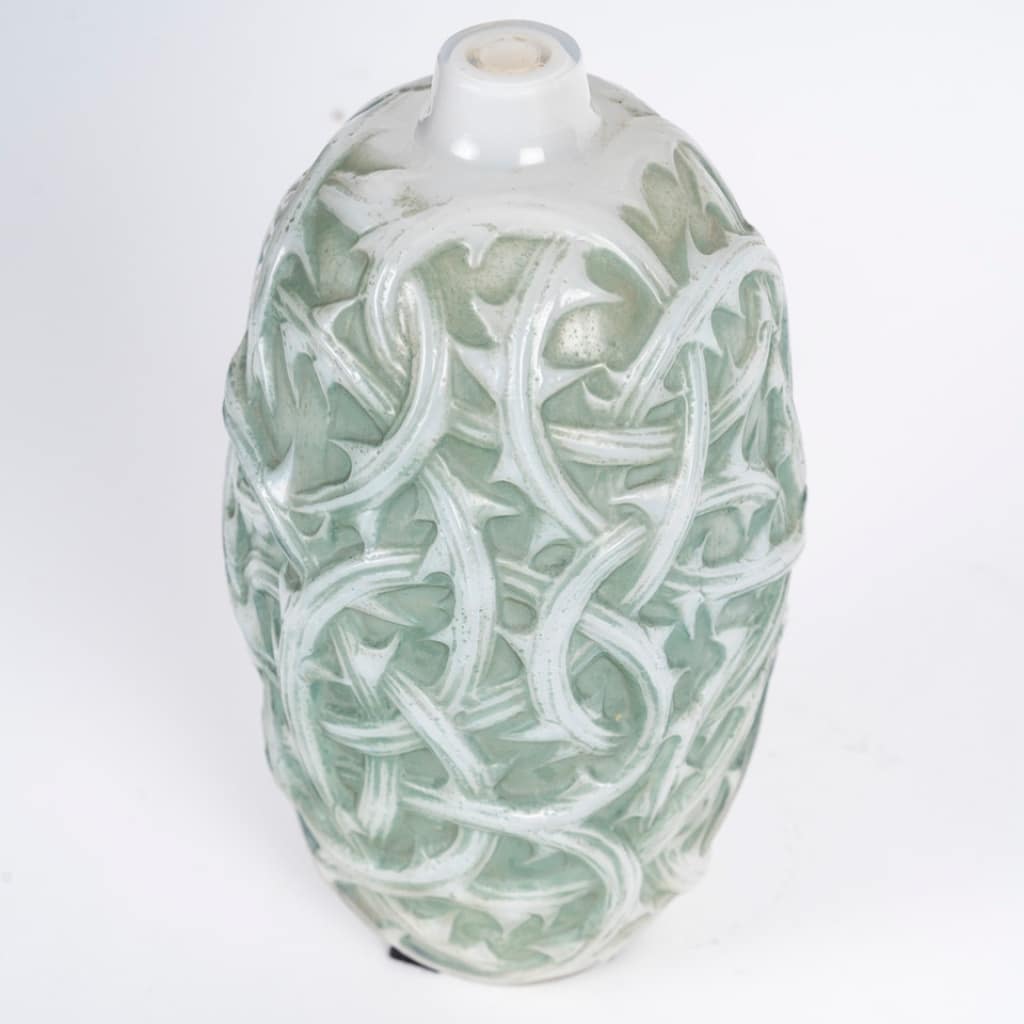 René Lalique -1921- Vase "Ronces "Opalescent" 