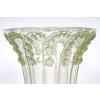 Vase "Muguet" verre blanc patiné vert de René LALIQUE 