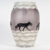 Vase "Loups" pâte de verre de Gabriel ARGY-ROUSSEAU 