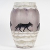 Vase "Loups" pâte de verre de Gabriel ARGY-ROUSSEAU 